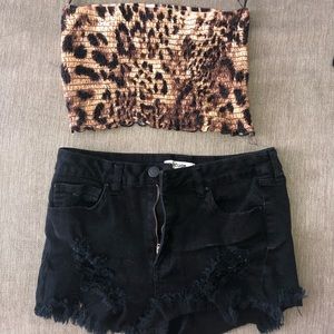 Cheetah Print Crop Top 😉